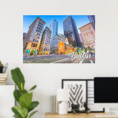 Poster Belle Boston, Massachusetts, USA (Bureau à domicile)