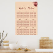 Poster Belle bourgogne et pêche Mariage (Cuisine)