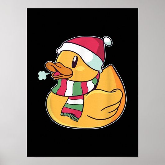 Poster Belle Canard de canard Noël (Devant)