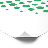Poster Belle Caricature Avocado Sur Un Vortex Vert Perdu (Coin)