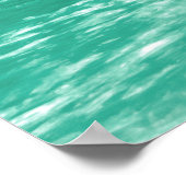 Poster Belle Cascade tropicale colorée Nature (Coin)