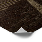 Poster Belle cathédrale Intercession Moscou à la nuit (Coin)