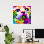 Poster Belle Chat (Bureau à domicile)