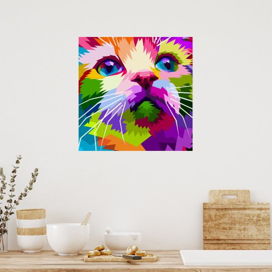 Poster Belle Chat (Cuisine)