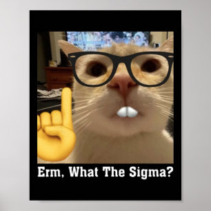 Poster Belle Chat Mème Clic Art Cute Kitten Erm