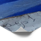 Poster Belle Chefchaouen La Ville Bleue Marocaine (Coin)