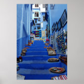 Poster Belle Chefchaouen La Ville Bleue Marocaine (Devant)