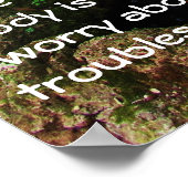 Poster Belle citation bouddhiste sur la santé et le bien- (Coin)