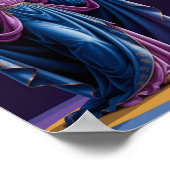 Poster Belle citation de foi et Mary Arrière - plan viole (Coin)