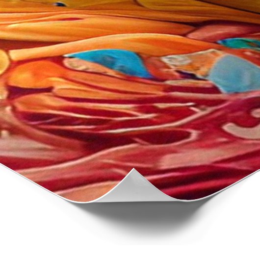 Poster Belle coiffeuse afro (Coin)