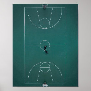 Poster Belle conception de basket-ball