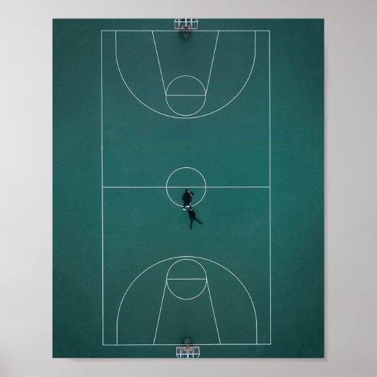 Poster Belle conception de basket-ball (Devant)