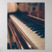 Poster Belle conception de piano (Devant)