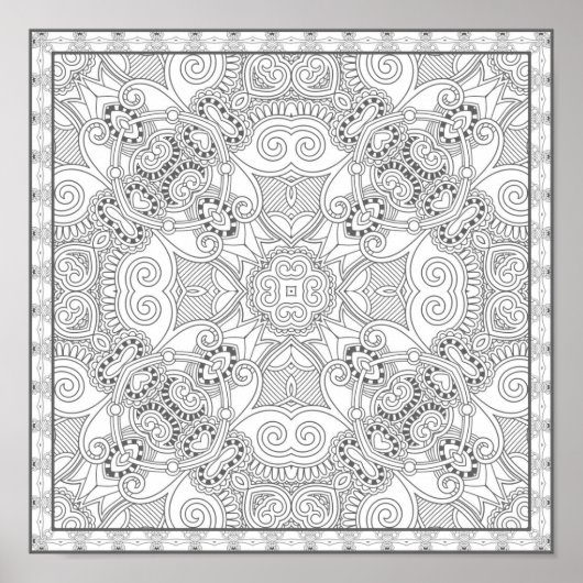 Poster Belle conception Zendoodle 2 (Devant)