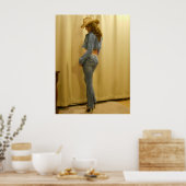 Poster Belle Cowgirl (Cuisine)