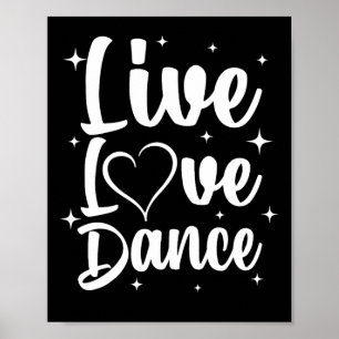 Poster Belle Danse Art Pour Danseurs Hommes Femmes Garçon