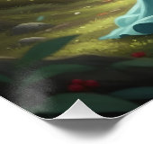 Poster Belle Décembre Turquoise Fairy (Coin)