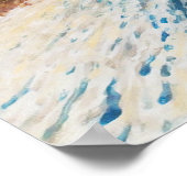 Poster Belle Dunes de sable Plage Beaux Art Imprimer (Coin)
