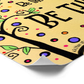 Poster Belle école pour enfants Oiseaux d'arbre Inspirati (Coin)