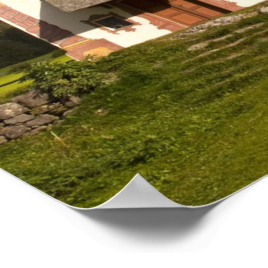 Poster Belle église isolée isolée appelée Rainui (Coin)