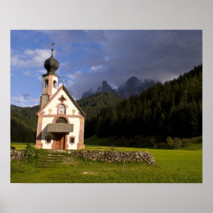 Poster Belle église isolée isolée appelée Rainui