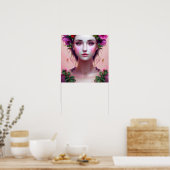Poster Belle Ethereal Enchanted Femme Imaginaire Art (Cuisine)