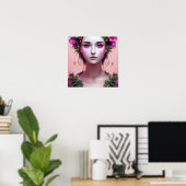 Poster Belle Ethereal Enchanted Femme Imaginaire Art (Bureau à domicile)