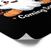 Poster Belle Faire-part de grossesse Halloween (Coin)