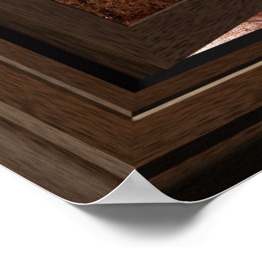 Poster Belle Fake Window Vue Automne Bryce Canyon (Coin)