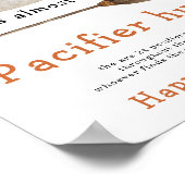 Poster Belle fantôme - baby shower de chasse au Pacifique (Coin)