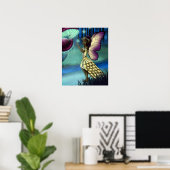 Poster Belle Fée Africaine Américaine (Bureau à domicile)