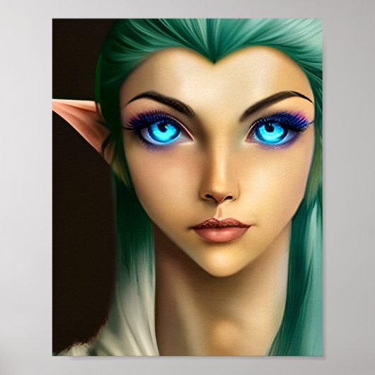 Poster Belle fée bleue (Devant)