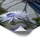 Poster Belle fée de septembre en Asters (Coin)