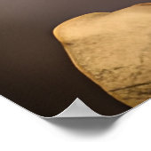 Poster Belle femme afro-américaine aux fleurs (Coin)