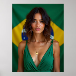Poster Belle femme brésilienne