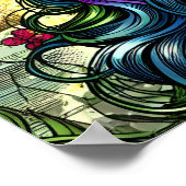 Poster Belle femme dans la ville (Coin)