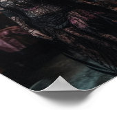 Poster Belle femme dans le magasin de costumes (Coin)