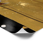 Poster Belle femme en Kimono (Coin)