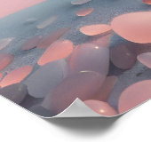 Poster Belle femme méditant sur la plage vierge (Coin)