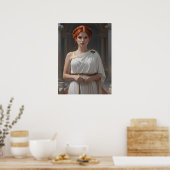 Poster Belle femme romaine (Cuisine)