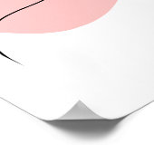 Poster Belle Femmes Art, Noir et Blanc, (Coin)