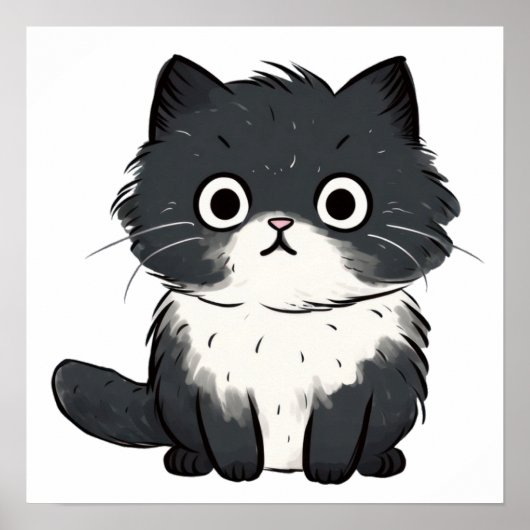 Poster Belle fiche chat Petit (Devant)