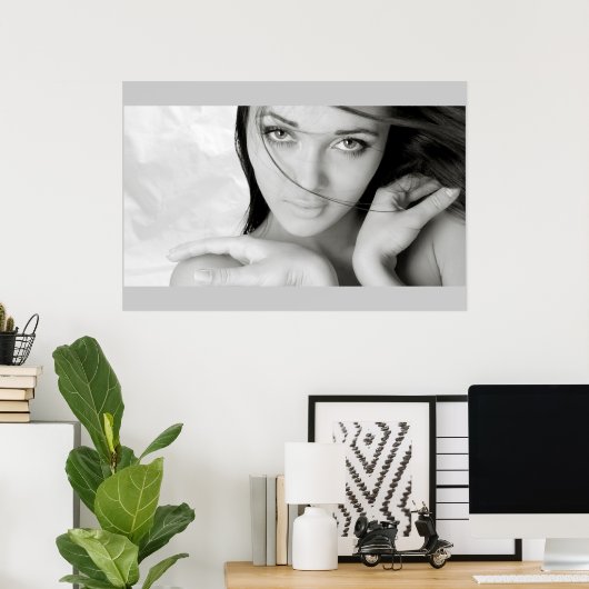 Poster belle fille (Bureau à domicile)