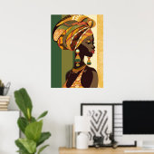 Poster Belle fille (Bureau à domicile)