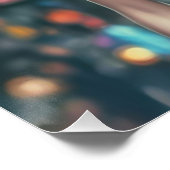 Poster belle fille chinoise (Coin)