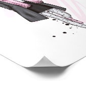 Poster Belle fille en vêtements élégants avec mode acc (Coin)