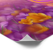 Poster Belle fille papillon fée (Coin)