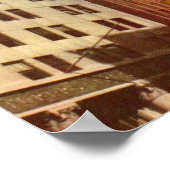 Poster belle fille uptown des années 1940 (Coin)