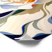 Poster Belle fleur blanche (Coin)