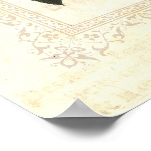 Poster Belle Fleur de Camellia à imprimer Botanique (Coin)